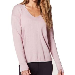 Lululemon Still Movement Sweater Heathered Petals